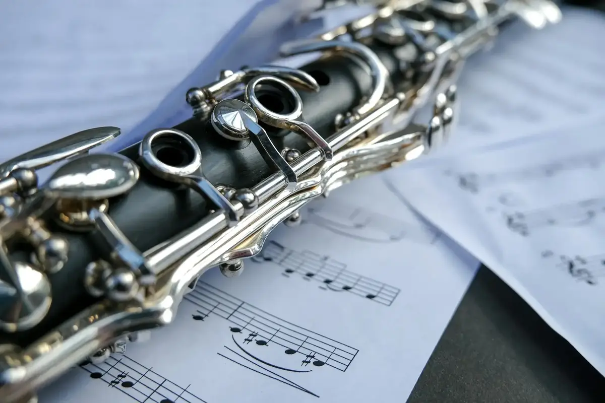 Close-up of a clarinet