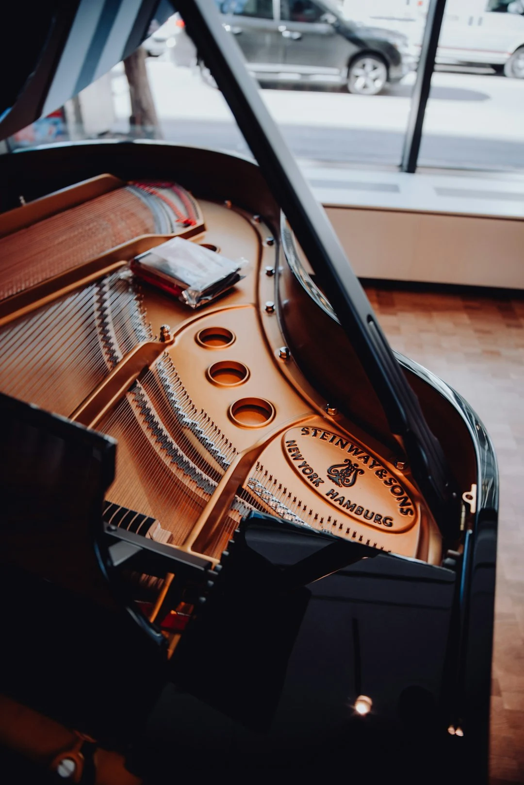Violinist performing on a violin